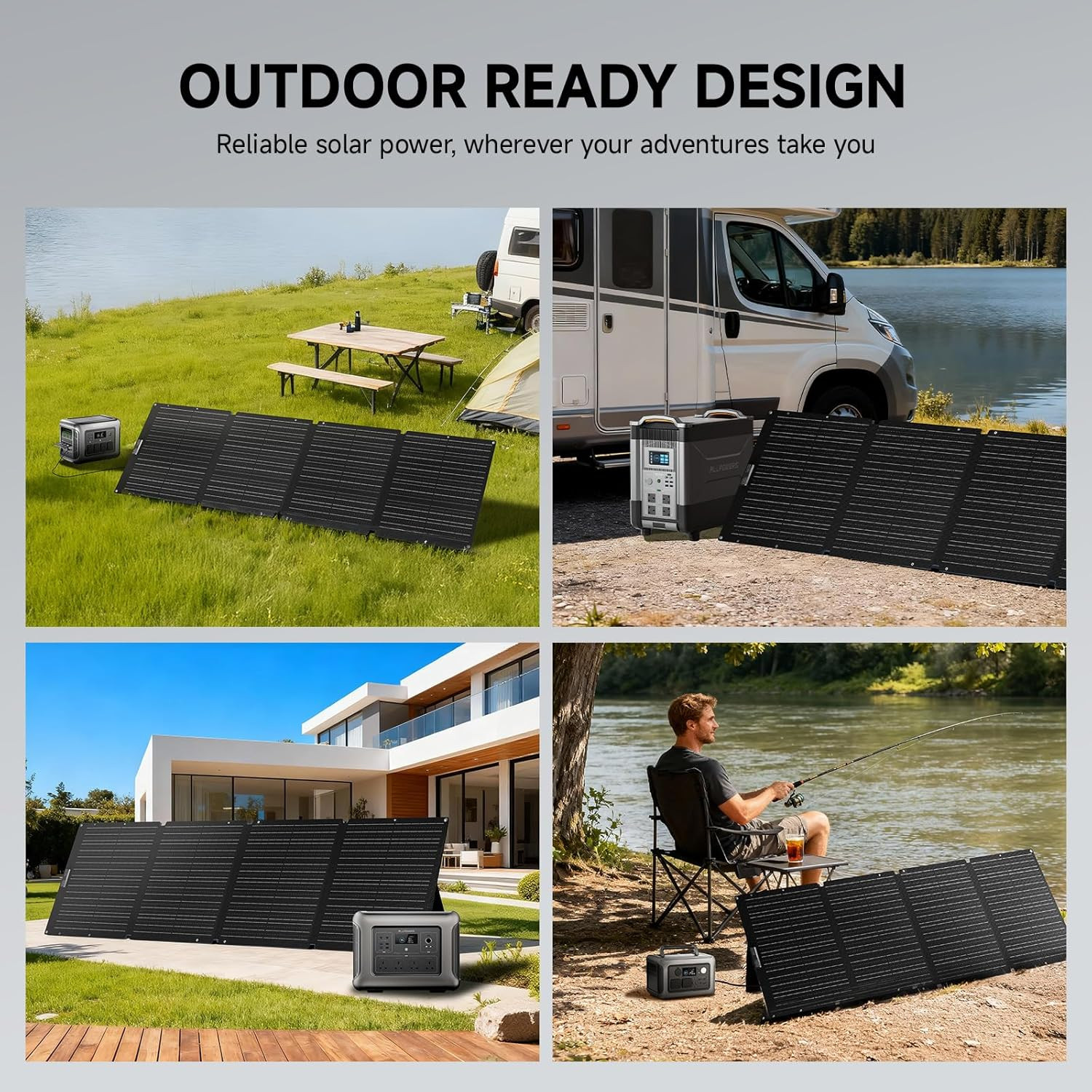 SOLAX SE200 200W Portable Folding Solar Panel,High-Efficiency 23%-25% Monocrysta