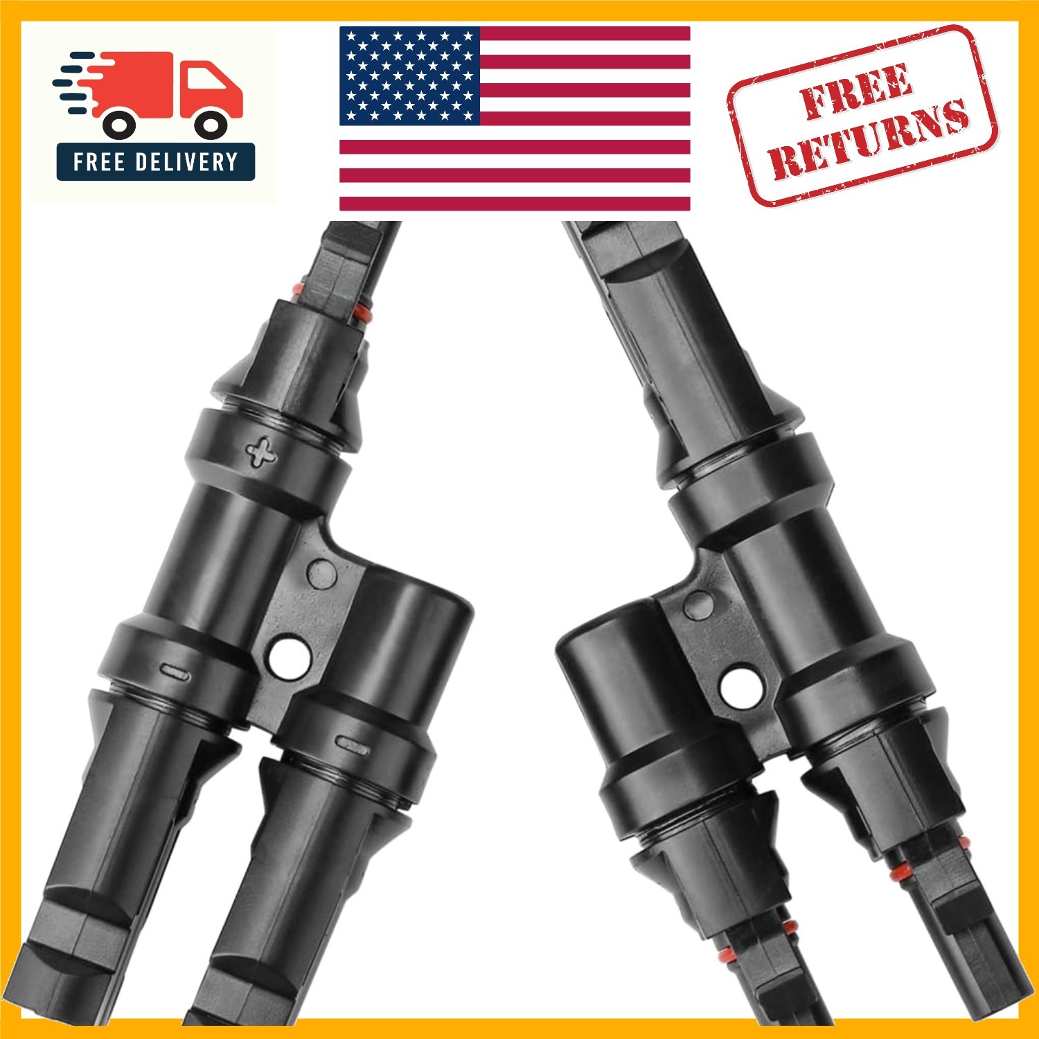 Solar Branch Connectors Y Type for Safe Parallel Connections – 1 Pair FMM+MFF