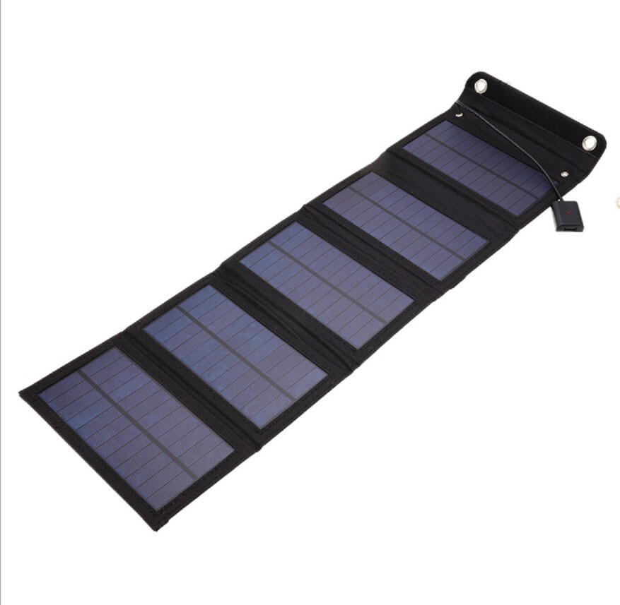 USB Solar Power Bank Outdoor CampingPortable Cell Phone Charger Panel Waterproof