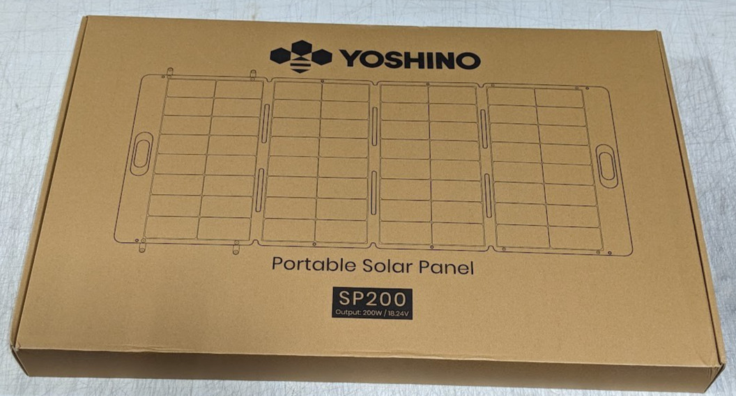 3 PACK Yoshino Technology 200W Portable Monocrystalline Solar Panels SP200