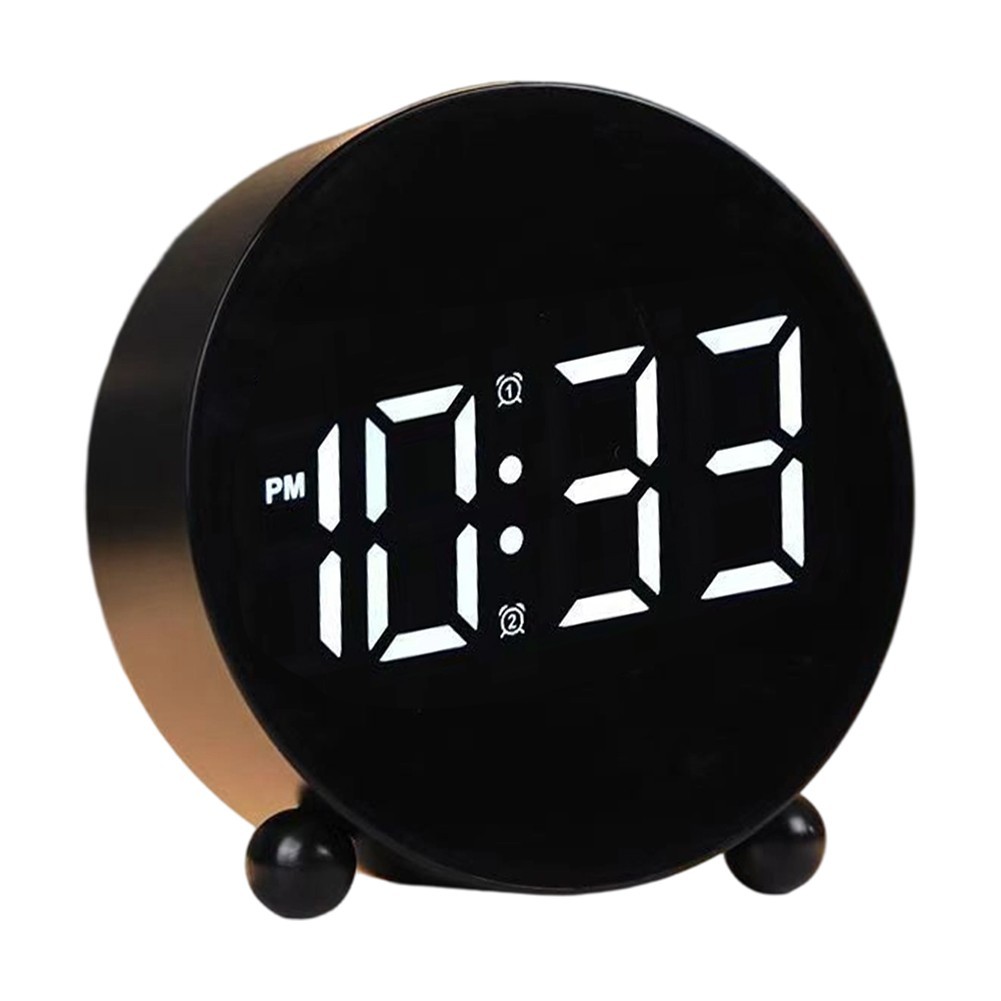 Dual Alarm LED Digital Clock Large LED Display Bold Digits For Easy Reading