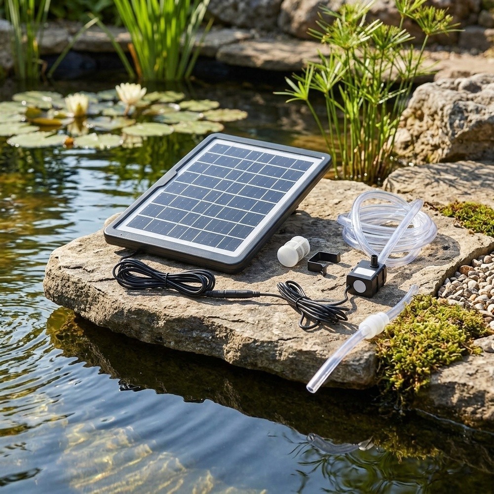 6W9V Submersible Pump Effortlessly Harness Solar Energy for Your Aquarium