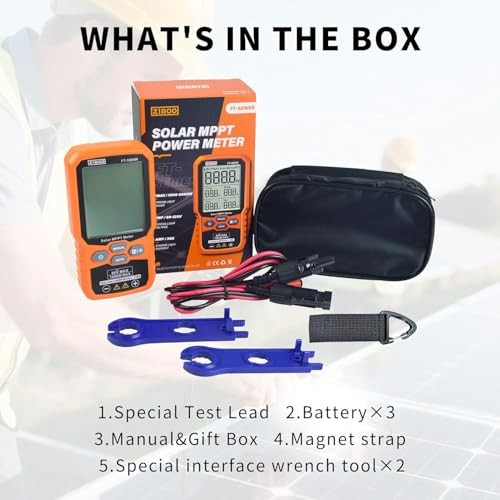 Solar Panel Tester MPPT Meter – 1000W Max Power, 80V/35A PV Module FT-1000W