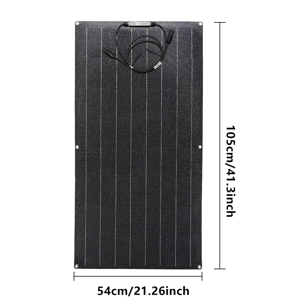 200W Watt Flexible Solar Panel ETFE Mono 18V Power RV Camping Off-Grid Rooftop