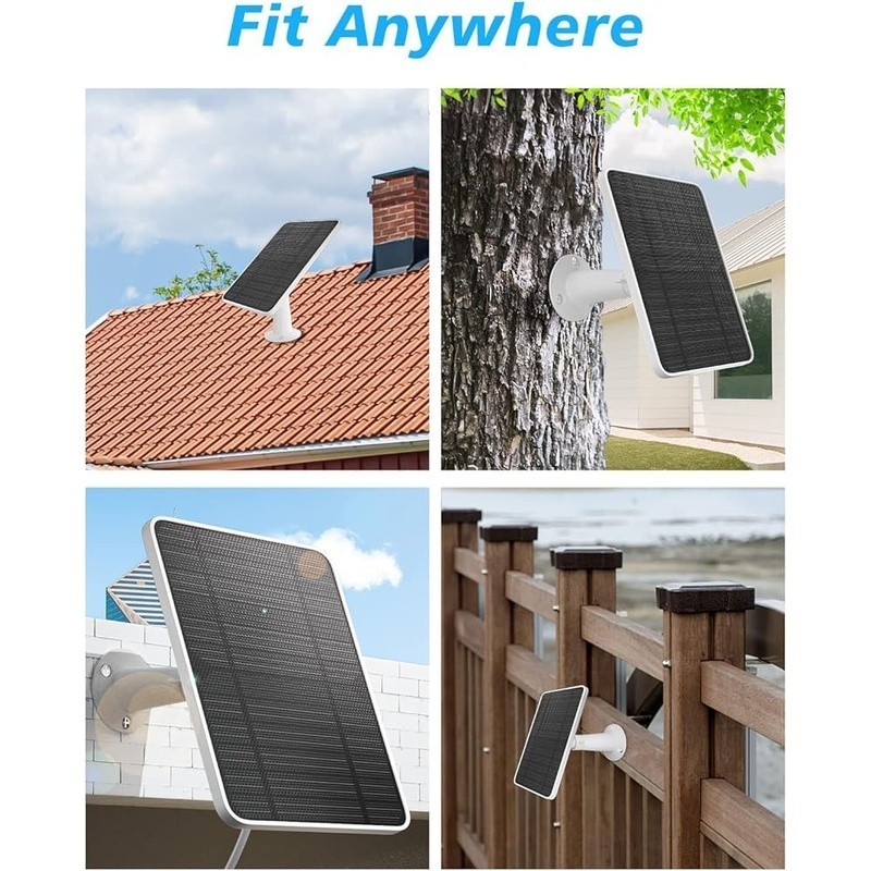 Solar Panel Arlo Cameras 4.5W Power Output Weatherproof Adjustable Bracket New