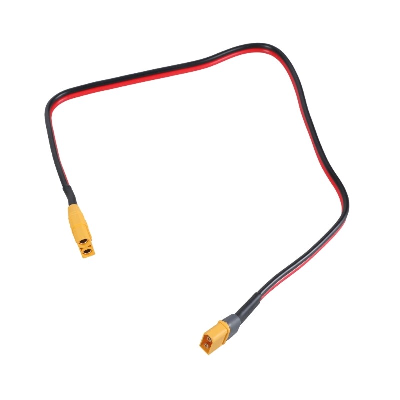 Male XT60 to Female XT90 Connection Cable for Photovoltaic Cells Model Aircraft