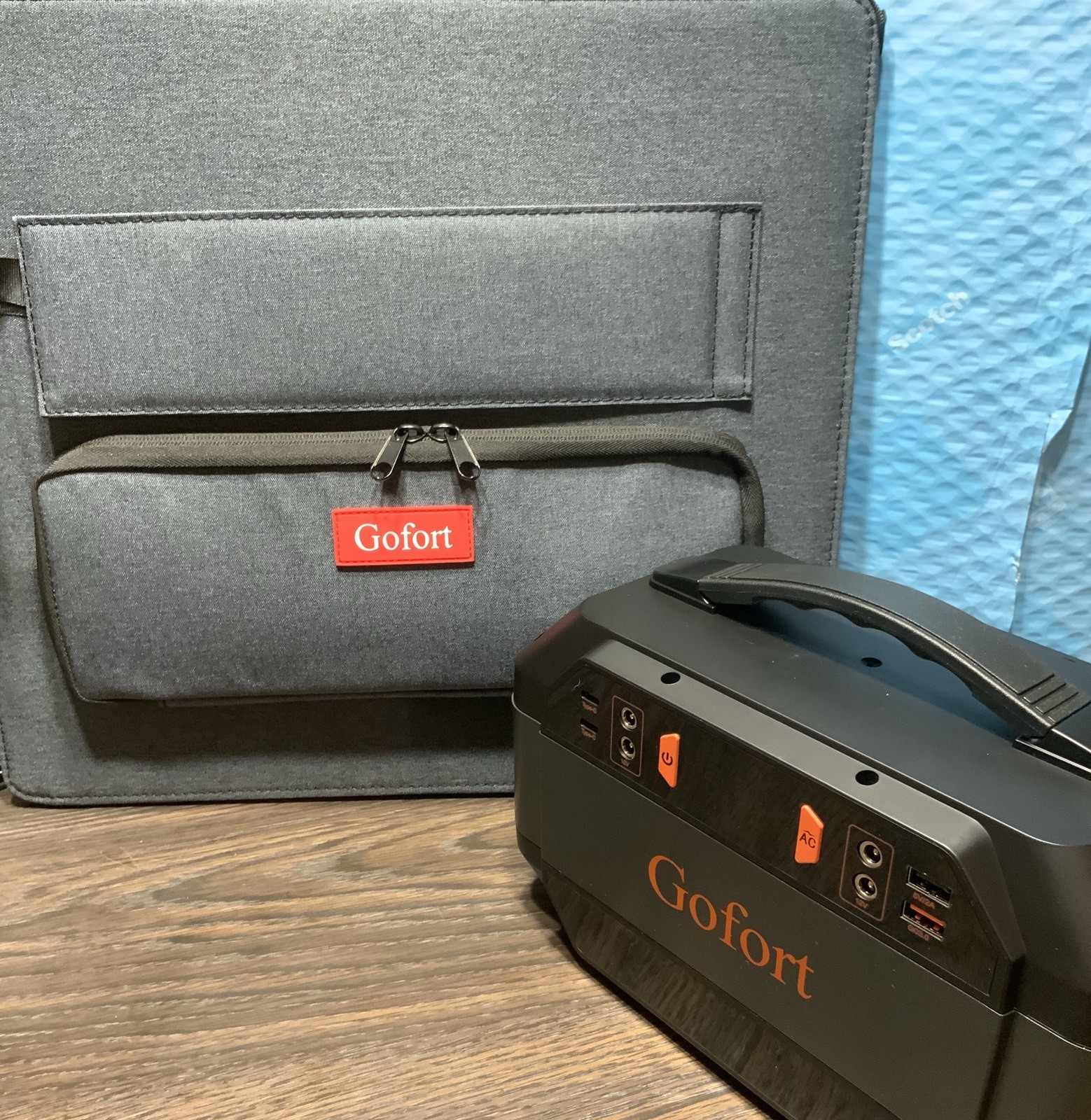 Gofort Portable Power Station 299Wh Plus 60 Watt Gofort Portable Solar Panel