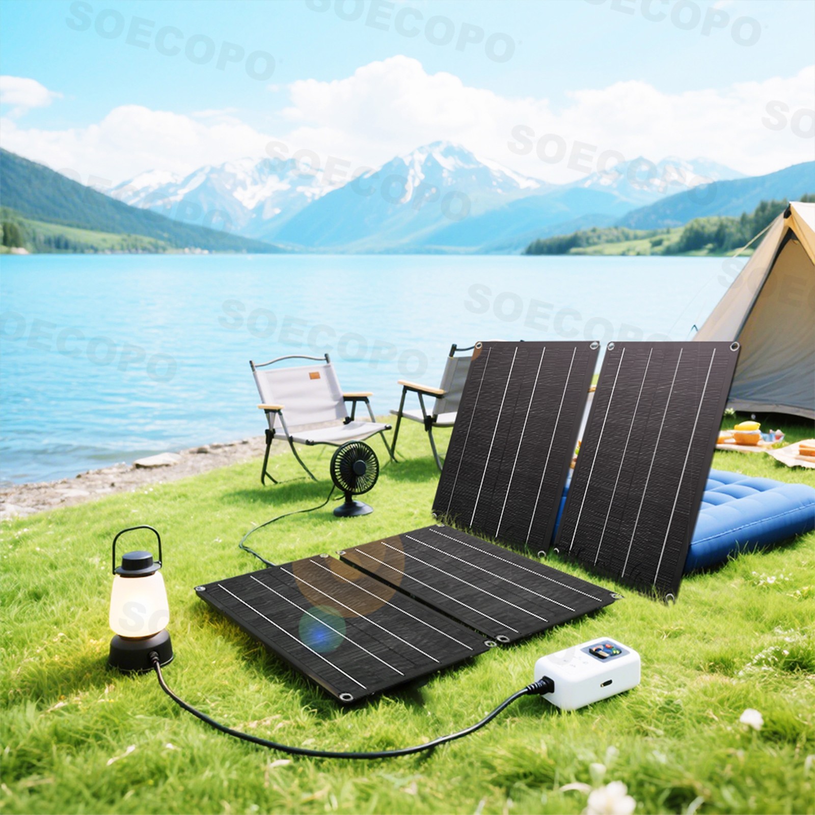 3200W Solar Panel Kit-4x800W High-Efficiency+100A Controller Full AccessoriesY