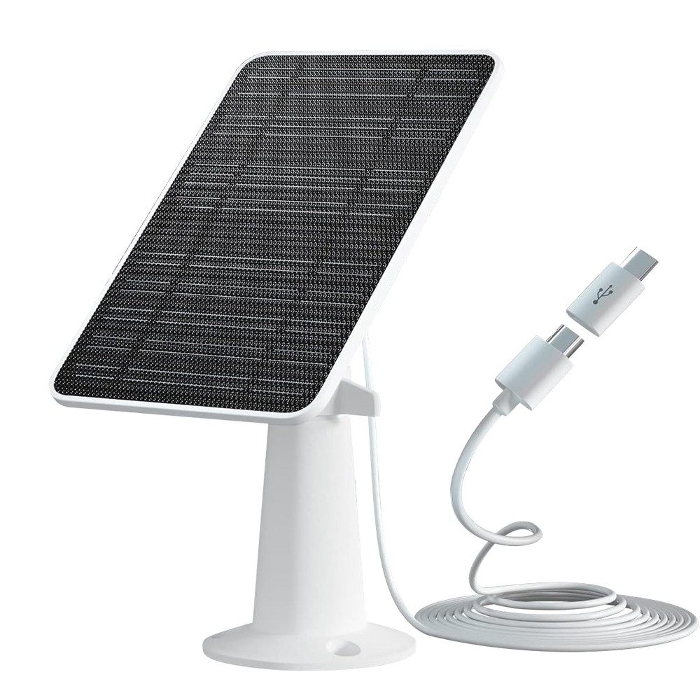 4W Outdoor Solar Panel for USB Power CCTV Camera Security Cam Battery Charger 5V