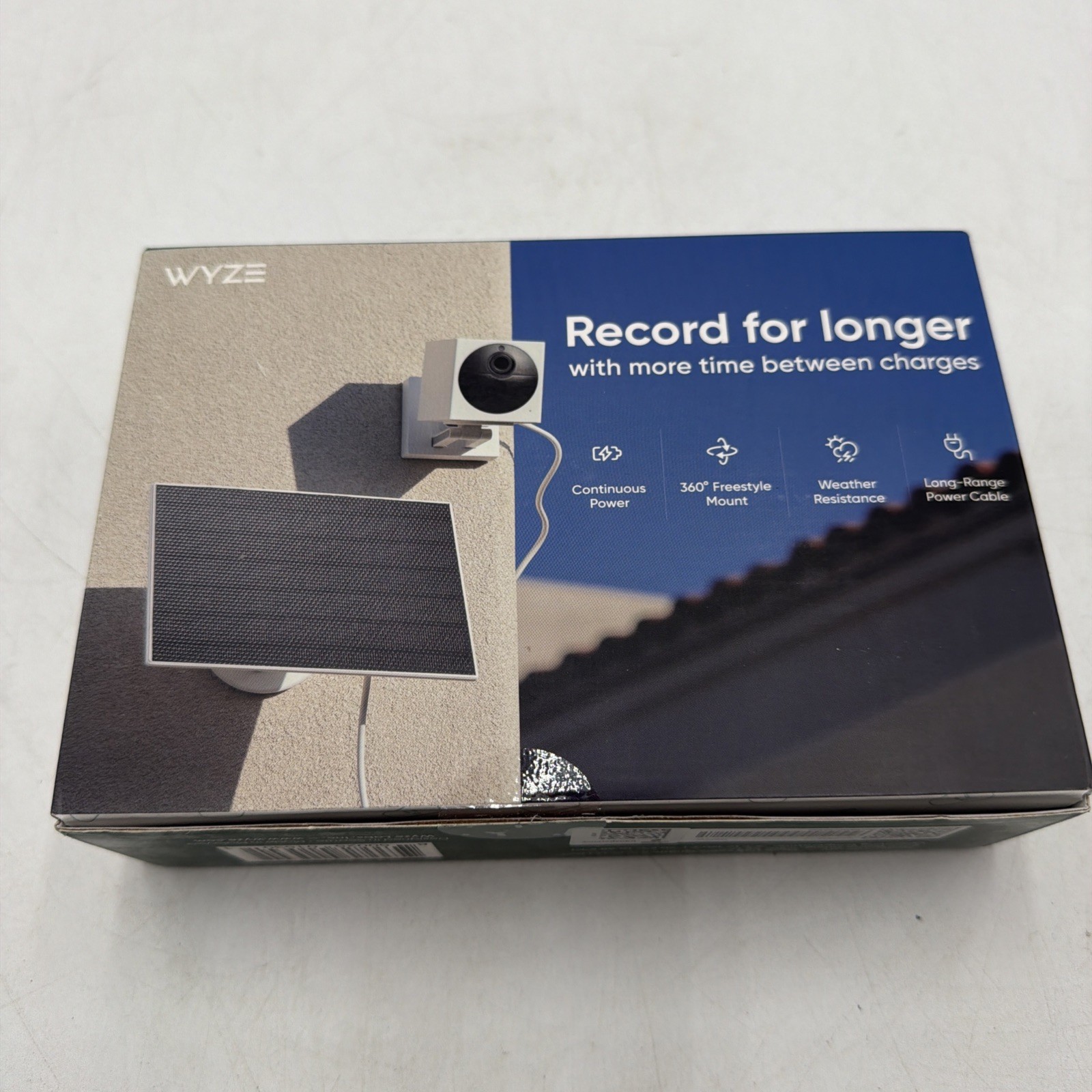 Wyze WSP2W Outdoor Security Camera Solar Panel White