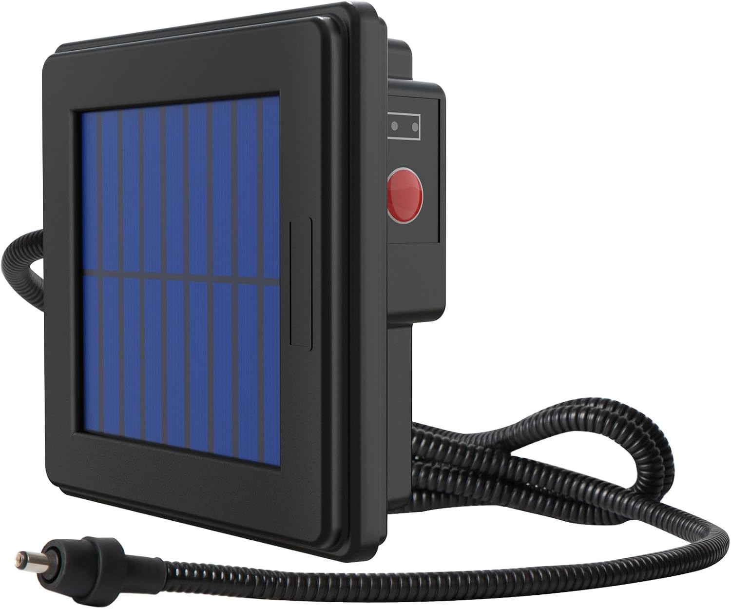 6V Deer Feeder Solar Panel, Efficient Solar Panel Charger with 5FT Weatherproof