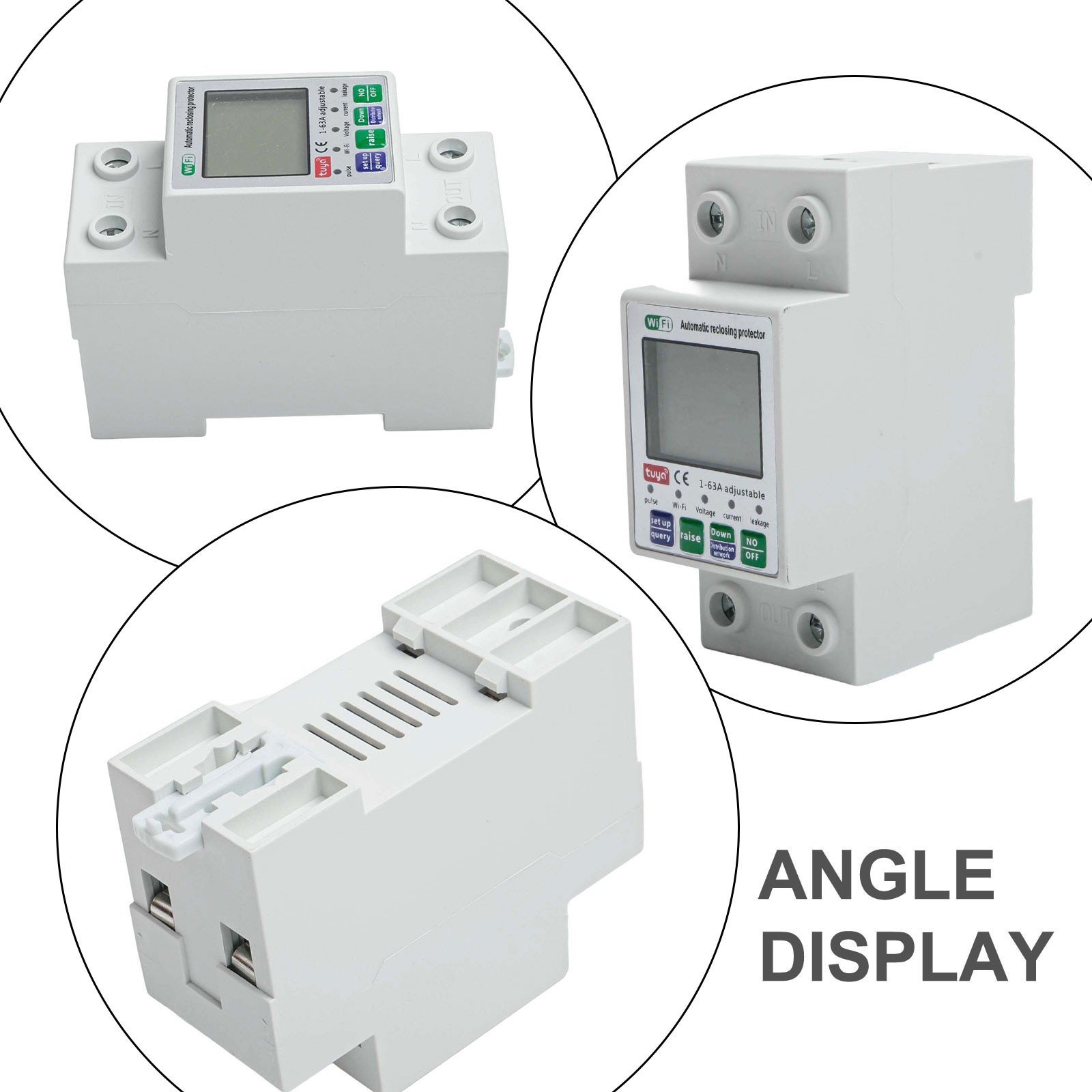 Easily Installed For Tuya WiFi Current Meter for Industrial Applications