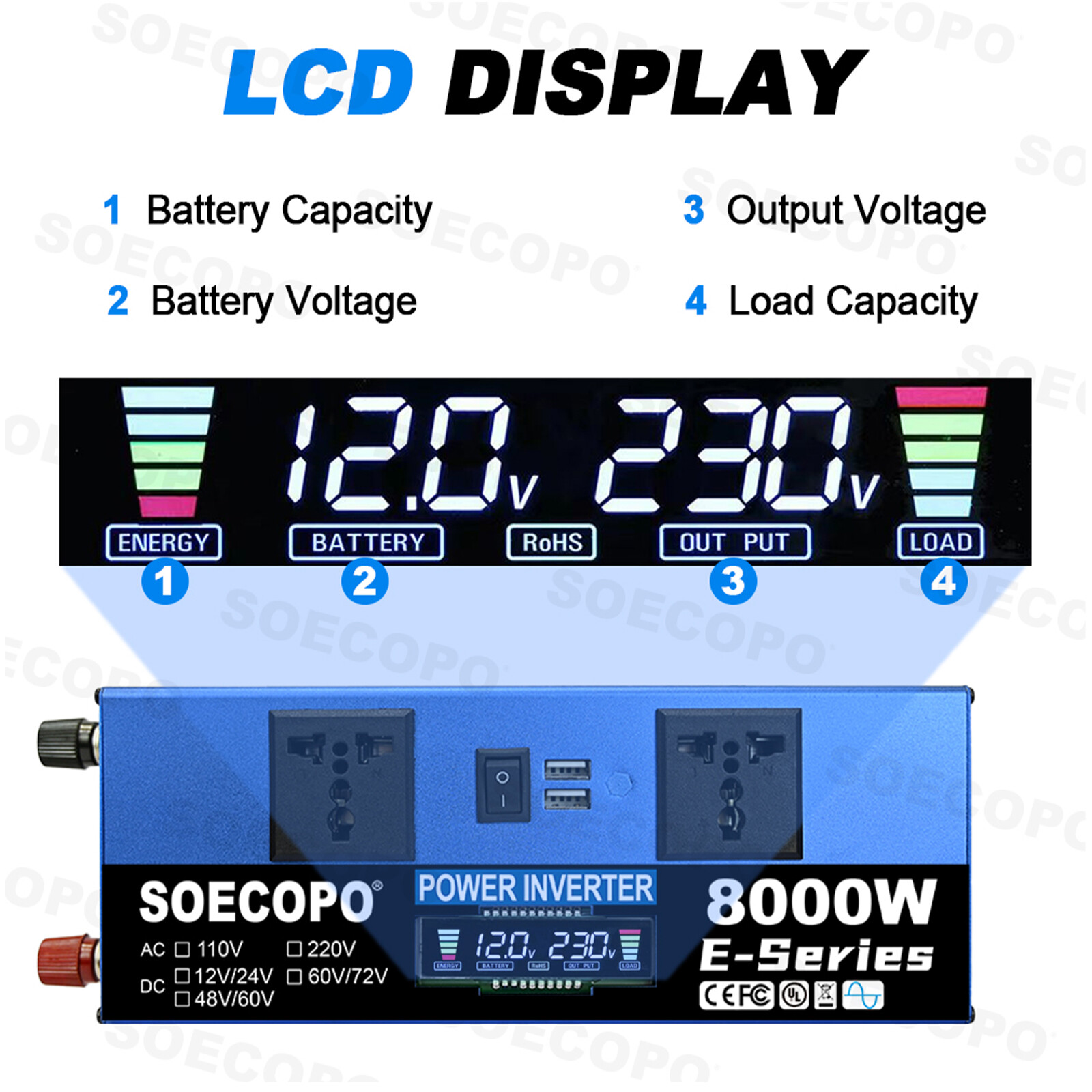 Solar Full Kit 8000w 110v Inverter 300W Solar Panel Home 100A Controller System