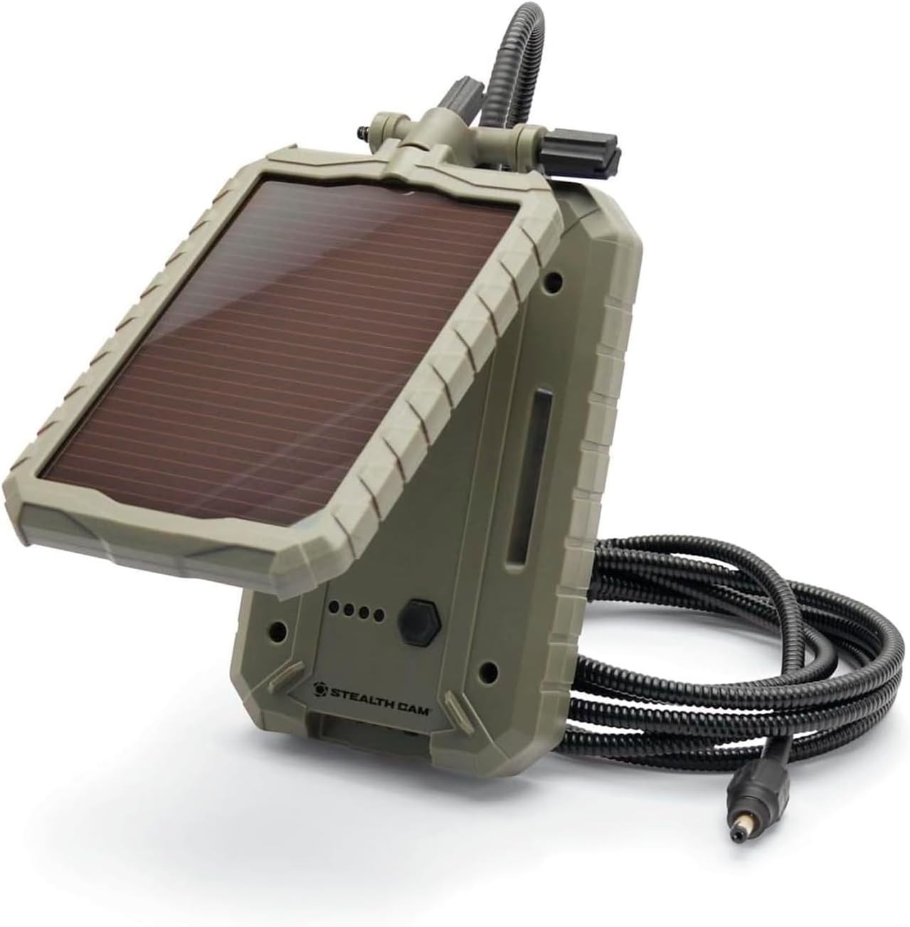 Durable Sol-Pak Solar Battery Pack, 12V Solar Power Panel, Rechargeable Batte…