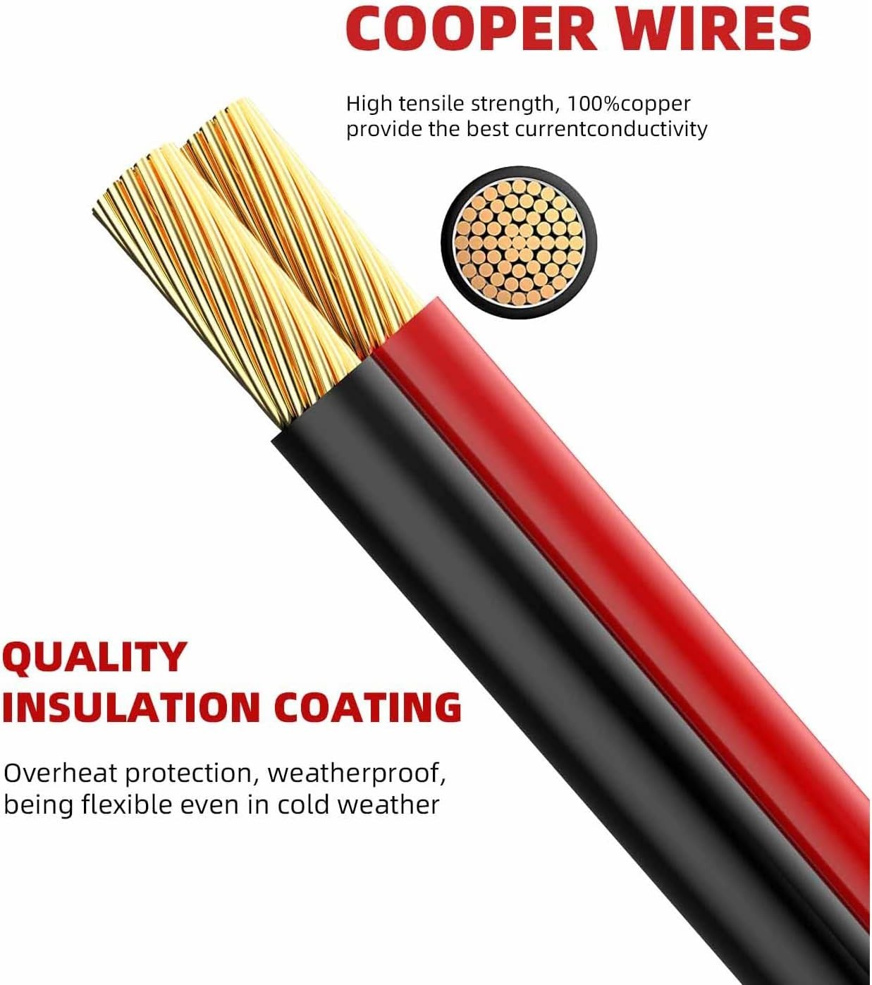 Reliable SAE to SAE Extension Cord – 12AWG Copper Wire for Optimal Performance