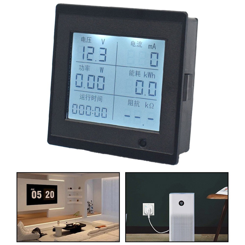 Voltage and Current Multifunction Tester DC Meter 6100V with Reset Function