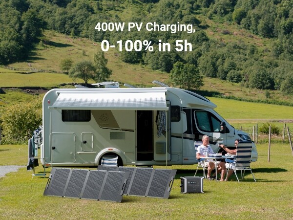 Dabbsson 1330Wh Portable Generator Power Station with 200W Foldable Solar Panel