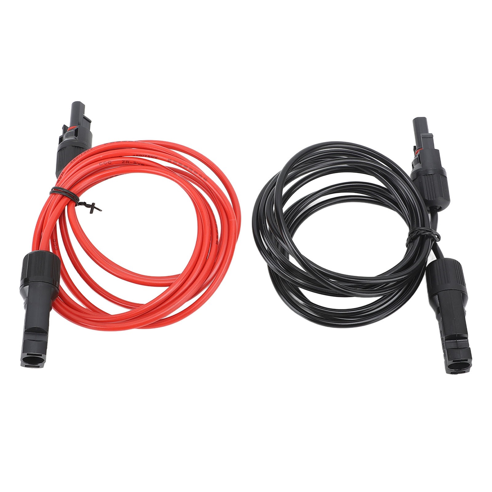 2m 12AWG Solar Panel Extension Cable Efficient For Solar Setup Red Black