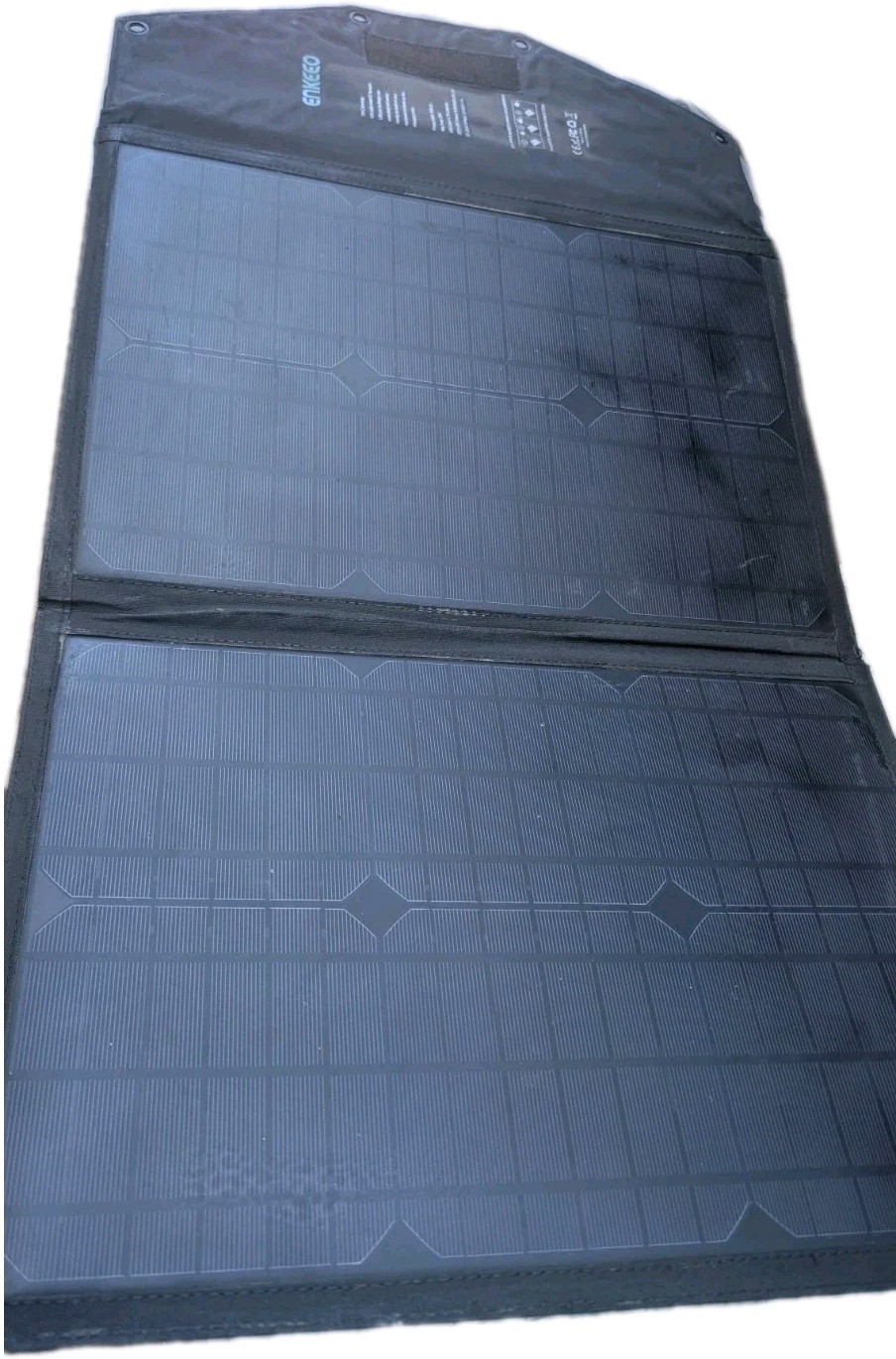 Enkeeo SCB-50watt Foldable Monocrystalline Solar 2 Panels 12volt 20’Wx28’L