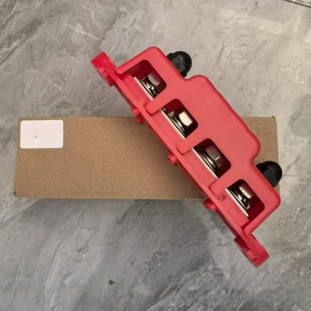 12V Busbar ABS Plastic Housing Zinc Alloy Components Pure Copper Conductor