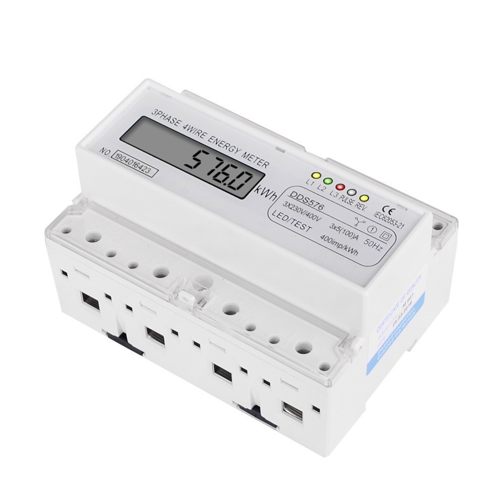 KWh Meter Digital Power Meter Easy Installation Efficient Power Consumption