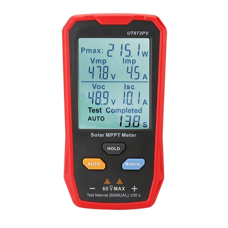 MPPT Meter Open Circuit Voltage Troubleshooting Tool for Solar Testing