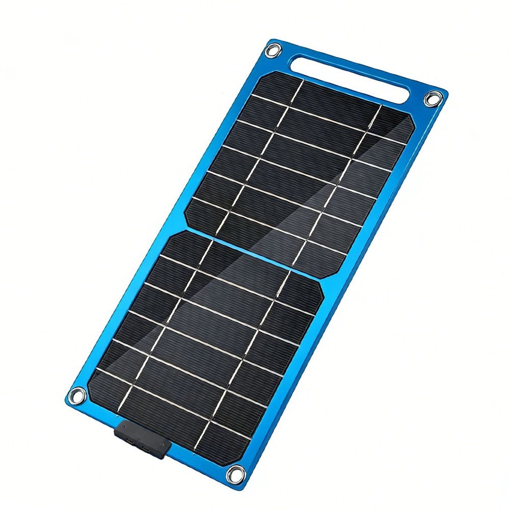 Monocrystalline 10W Solar Panel for USB Devices – 5V 2A Lightweight 300x145mm