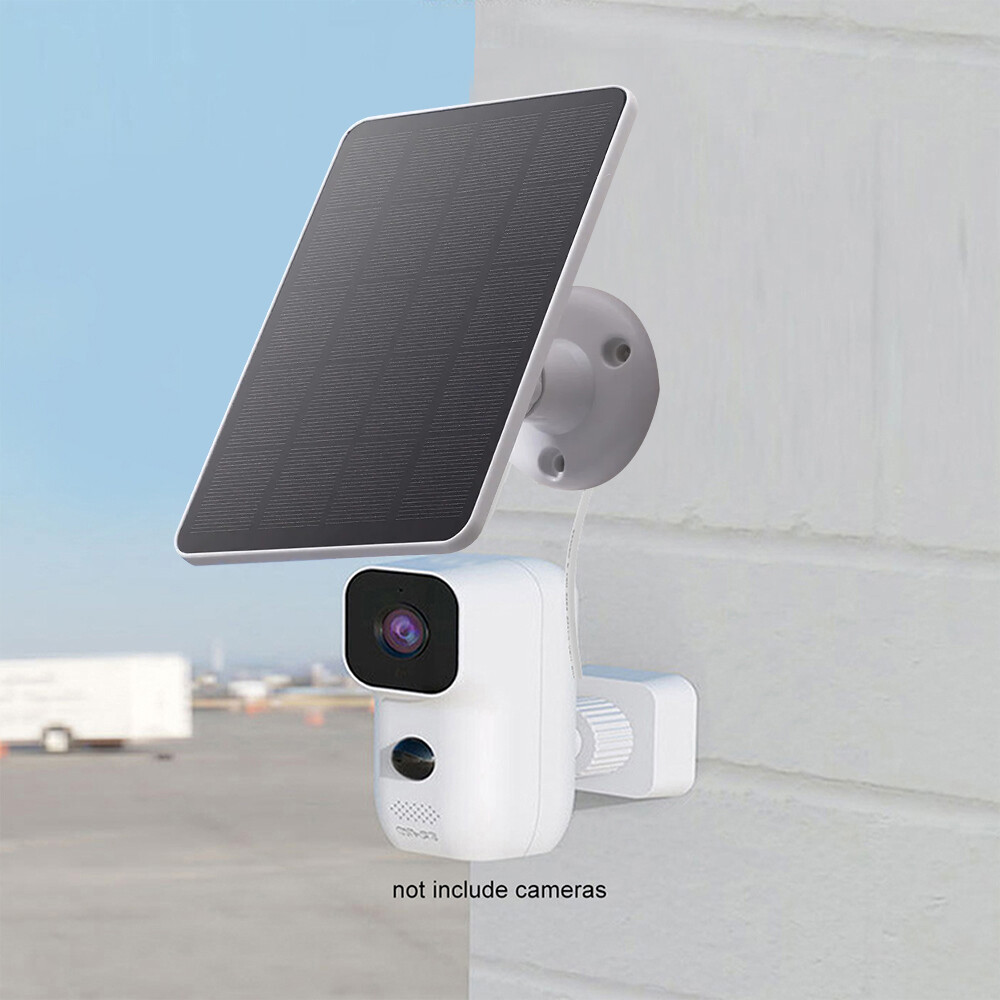 Universal Solar Battery Charger Panel for Ring Spotlight Stick Up Cam Cable
