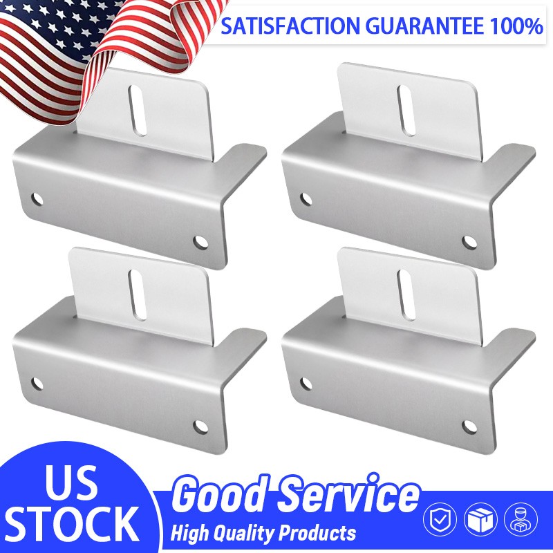 4/8 Sets Solar Panel Z Bracket Mounting Mounts Set Solar Panel RV Boat Roof Wall