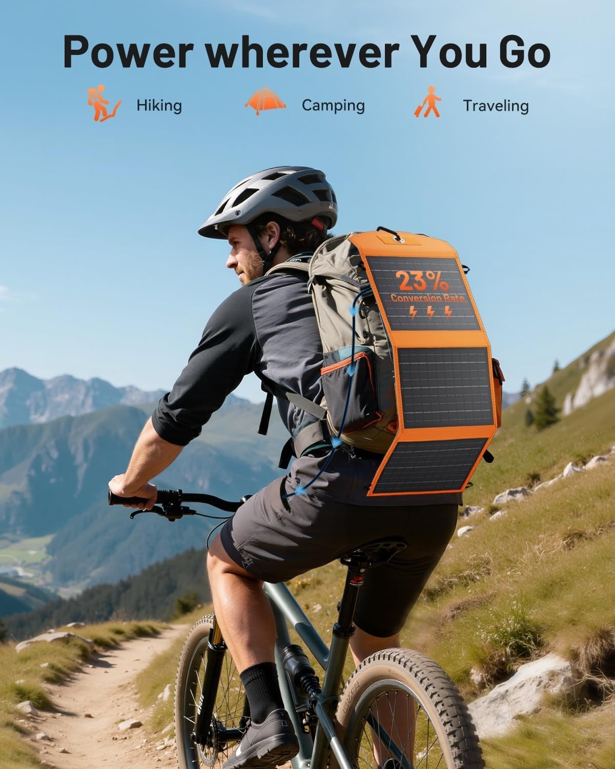 Solar Panels 30W Portable Foldable Solar Charger with 5V USB-A and USB-C Fast…