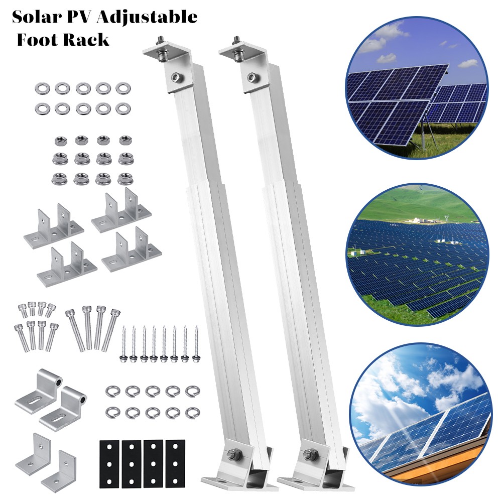 Solar Panel Tilt Bracket Solar Panel Mount Adjustable Flat Roof Mounting Holder