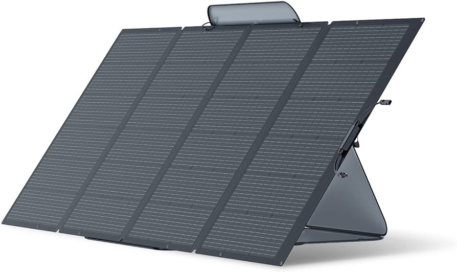 EcoFlow 400W Portable Foldable Solar Panel Modules for Outdoor Camping – Black