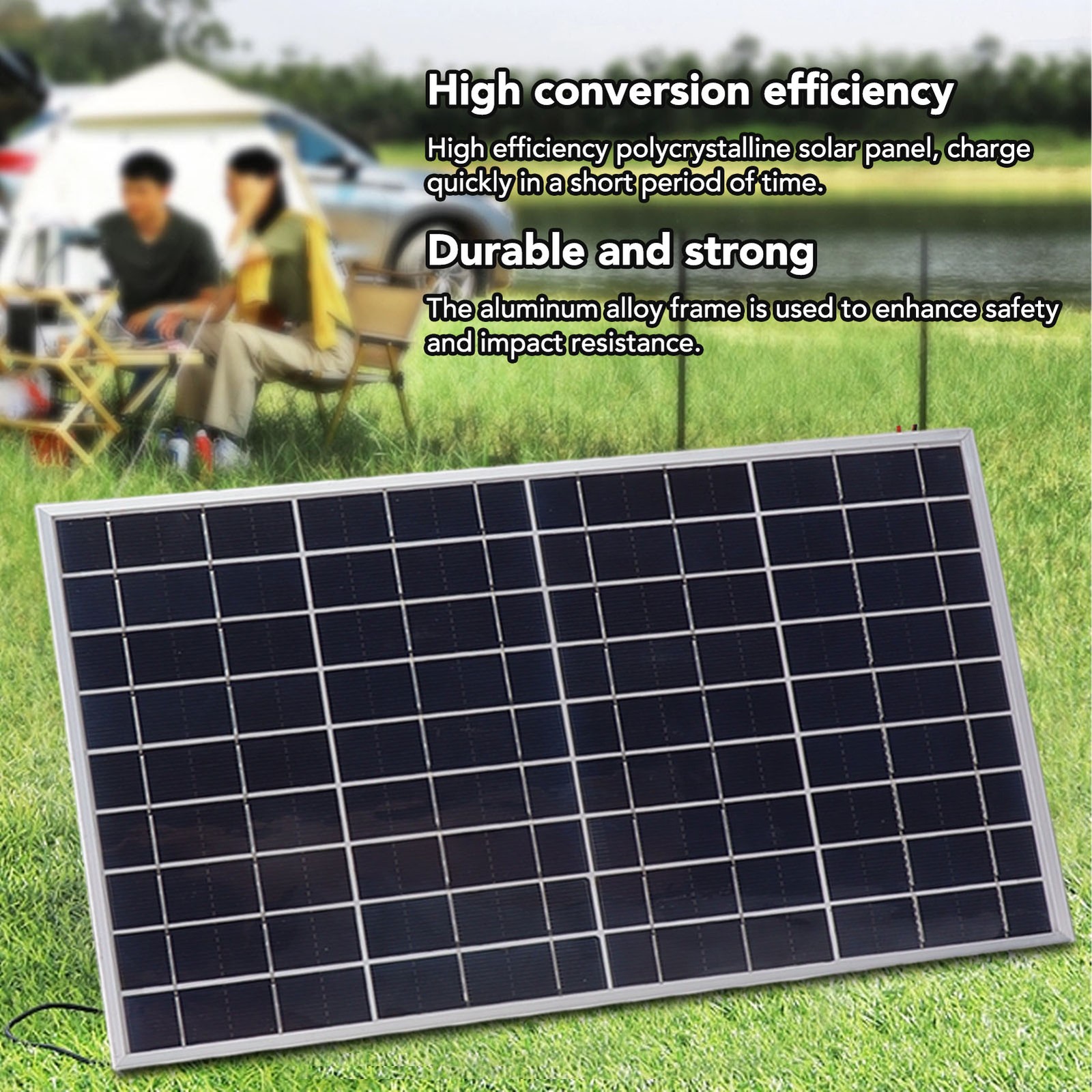 Polycrystalline Solar Charger Durable Module For Outdoor Activities Popular
