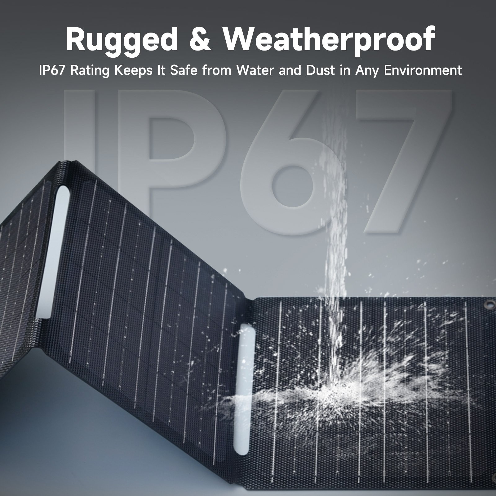 5V 21W Foldable Solar Panel Charger USB-C and USB-A Output for iPhone Samsung