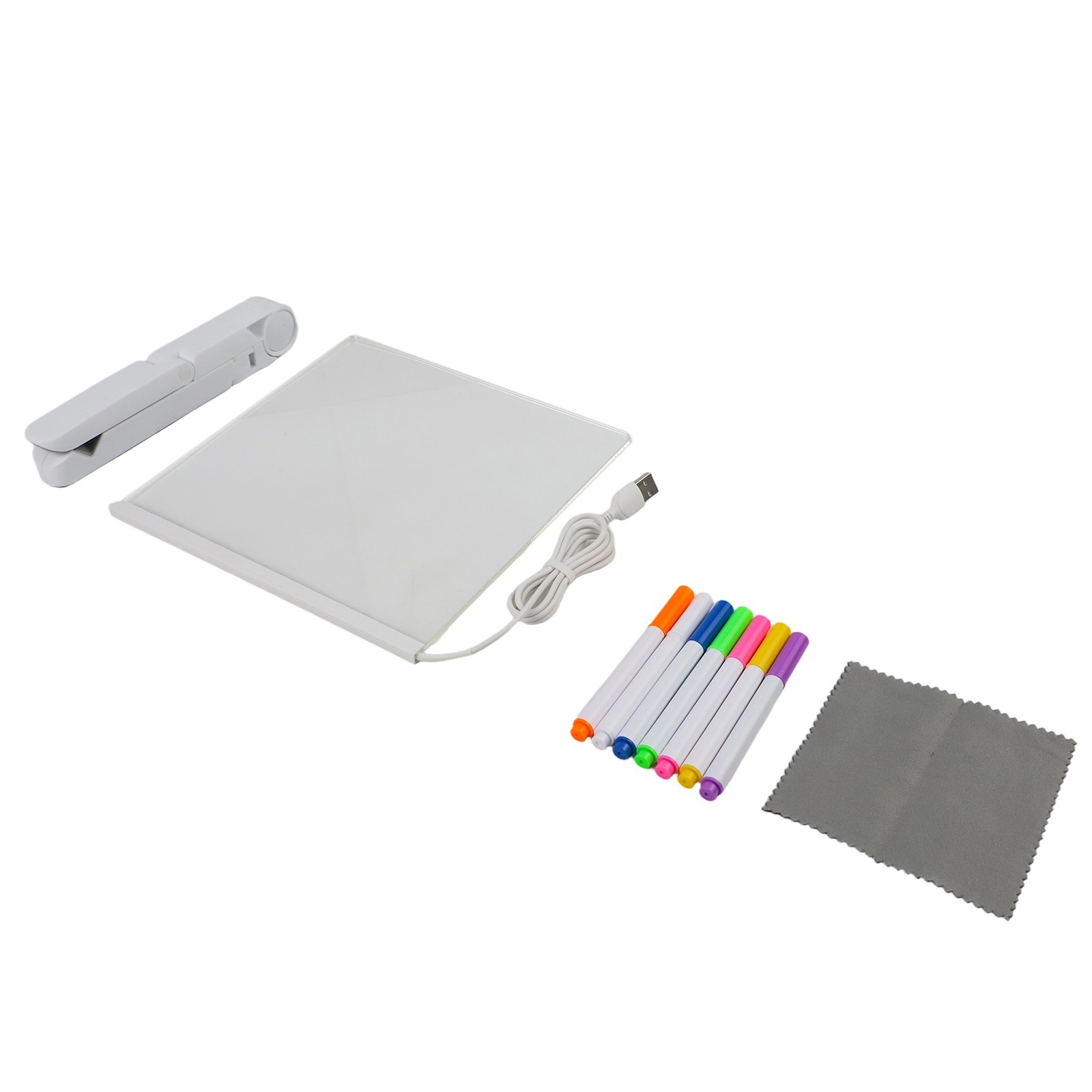 LED For Kids Drawing and Writing Board Acrylic DIY Kit with Accessories