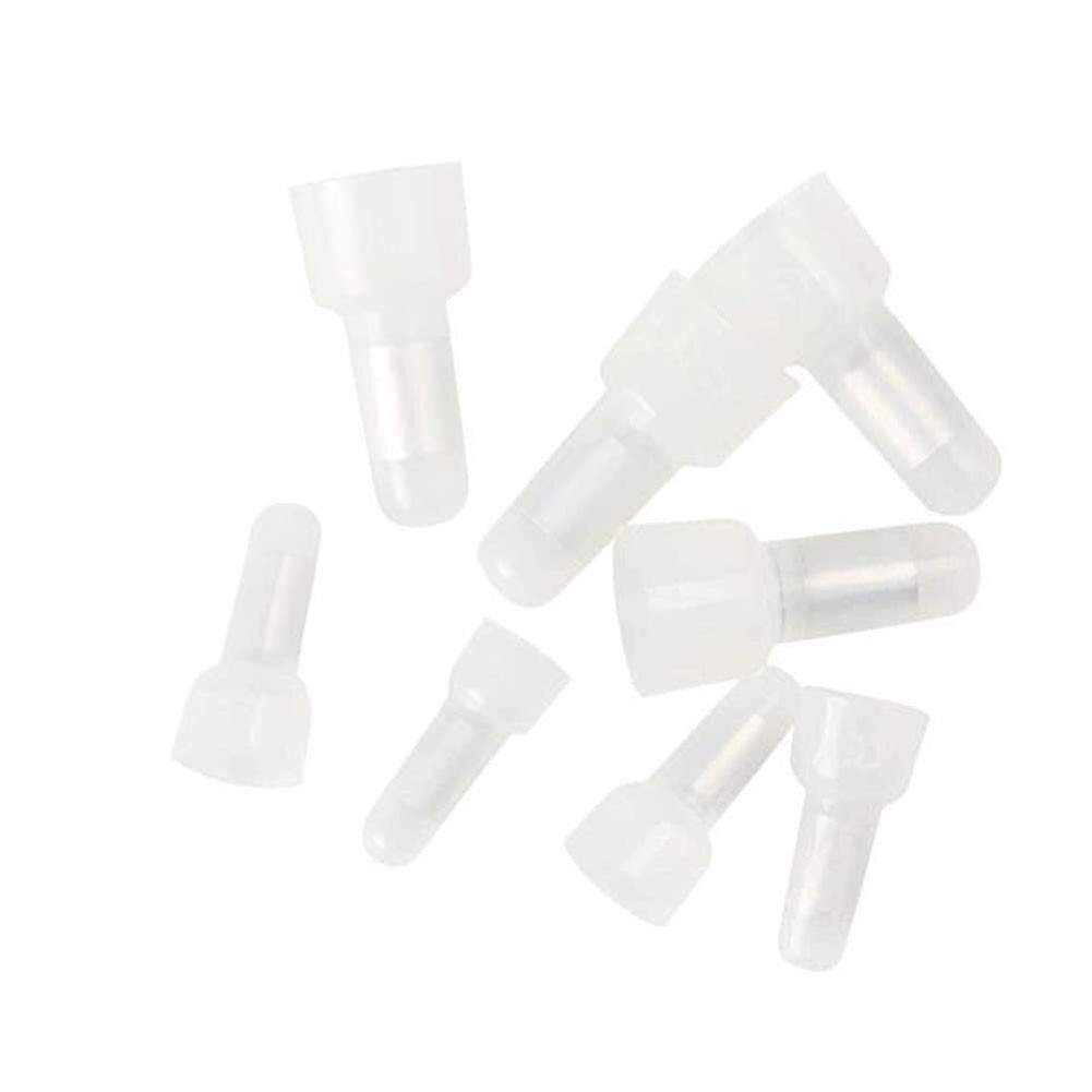 Wiring Solution 200 Pcs Closed End Crimp Connectors with Nylon Insulation