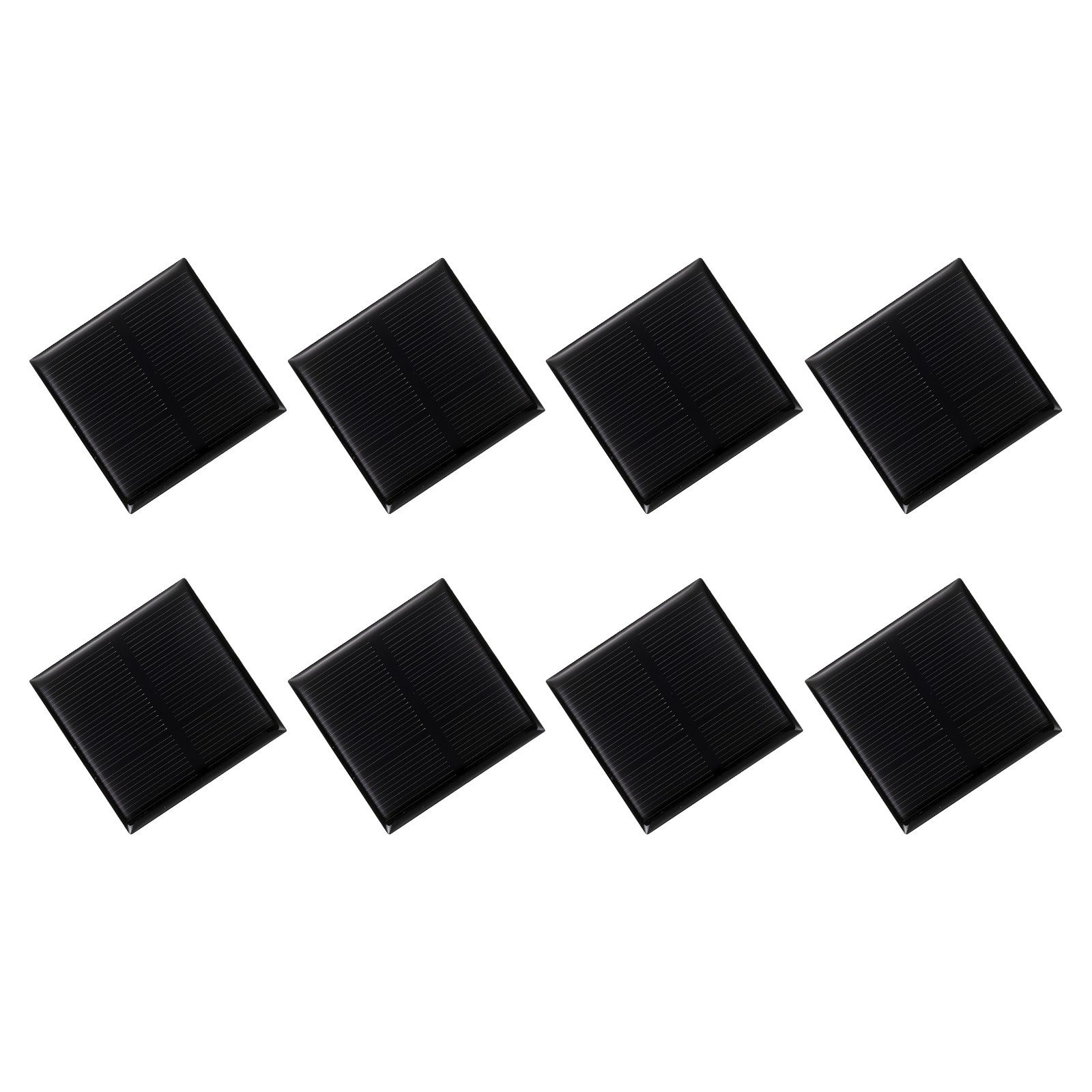 8Pcs 1.5V 0.3W 200mA Mini Solar Panels, Solar Photovoltaic Power Cells