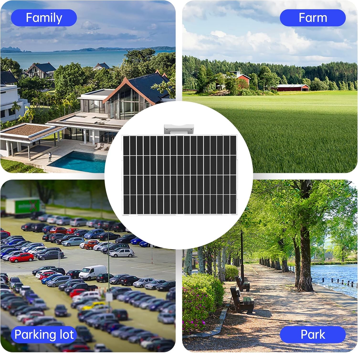 Solar Panel with 26000mAh Battery – 5VDC Output, Fast Charging, IP65 Waterproof,