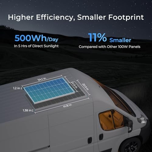 100W Solar Panel N-Type, 12V 100 Watt Solar Panel 100 W N-Type Solar Panel