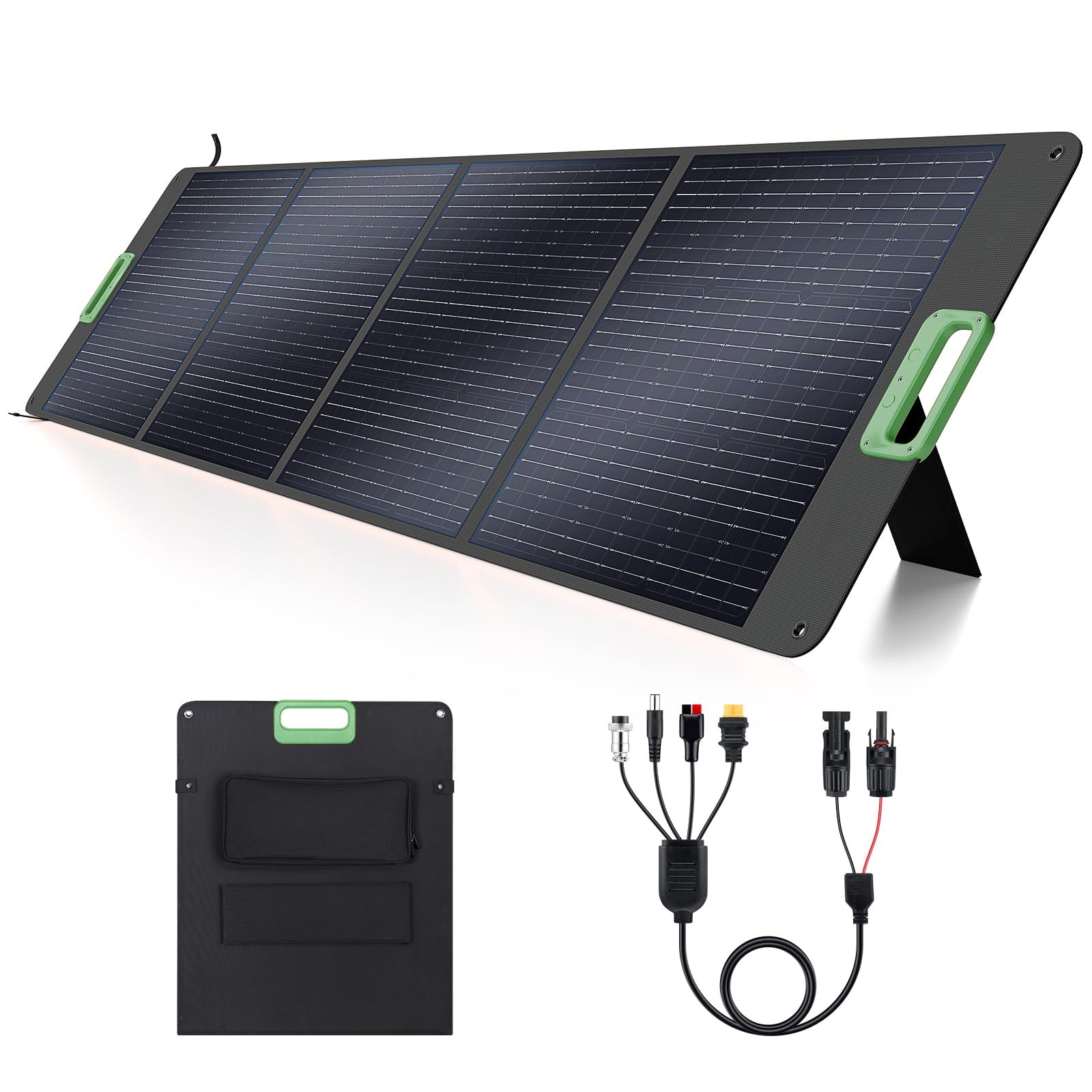 200W Portable Solar Panel, 23.5% High Efficiency ETFE Foldable Solar Charger …