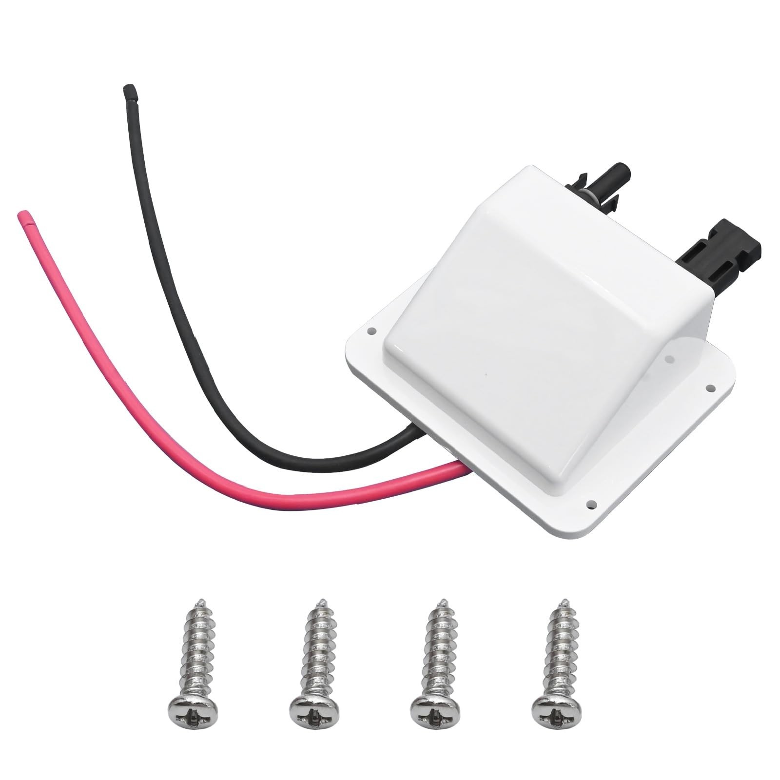 Solar Cable Entry Gland Box – 1FT 10AWG Soft Extension Cable & Connector, UV Res