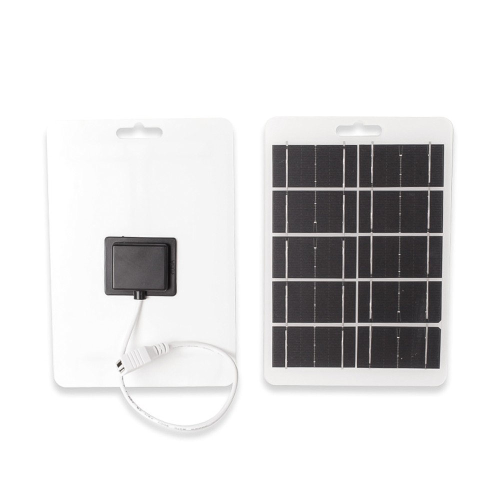 5W Portable Solar Panel Power USB Maintainer Outdoor Battery Cell Phone Charger