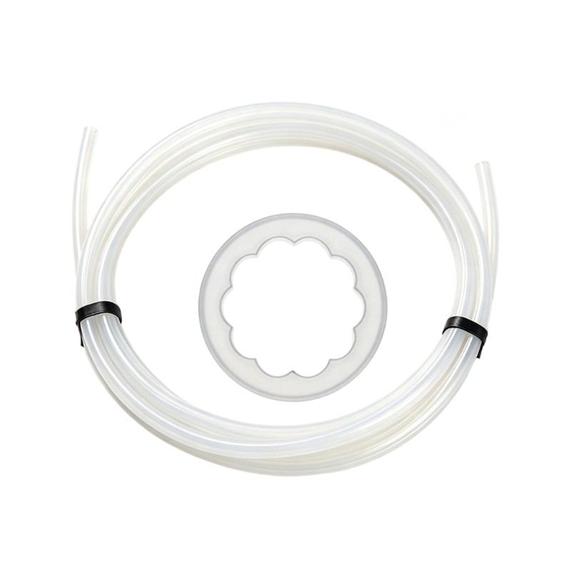 3D Printer PTFE Feed Tube with Star Bore Guide for 1.75mm Print Material, 2m