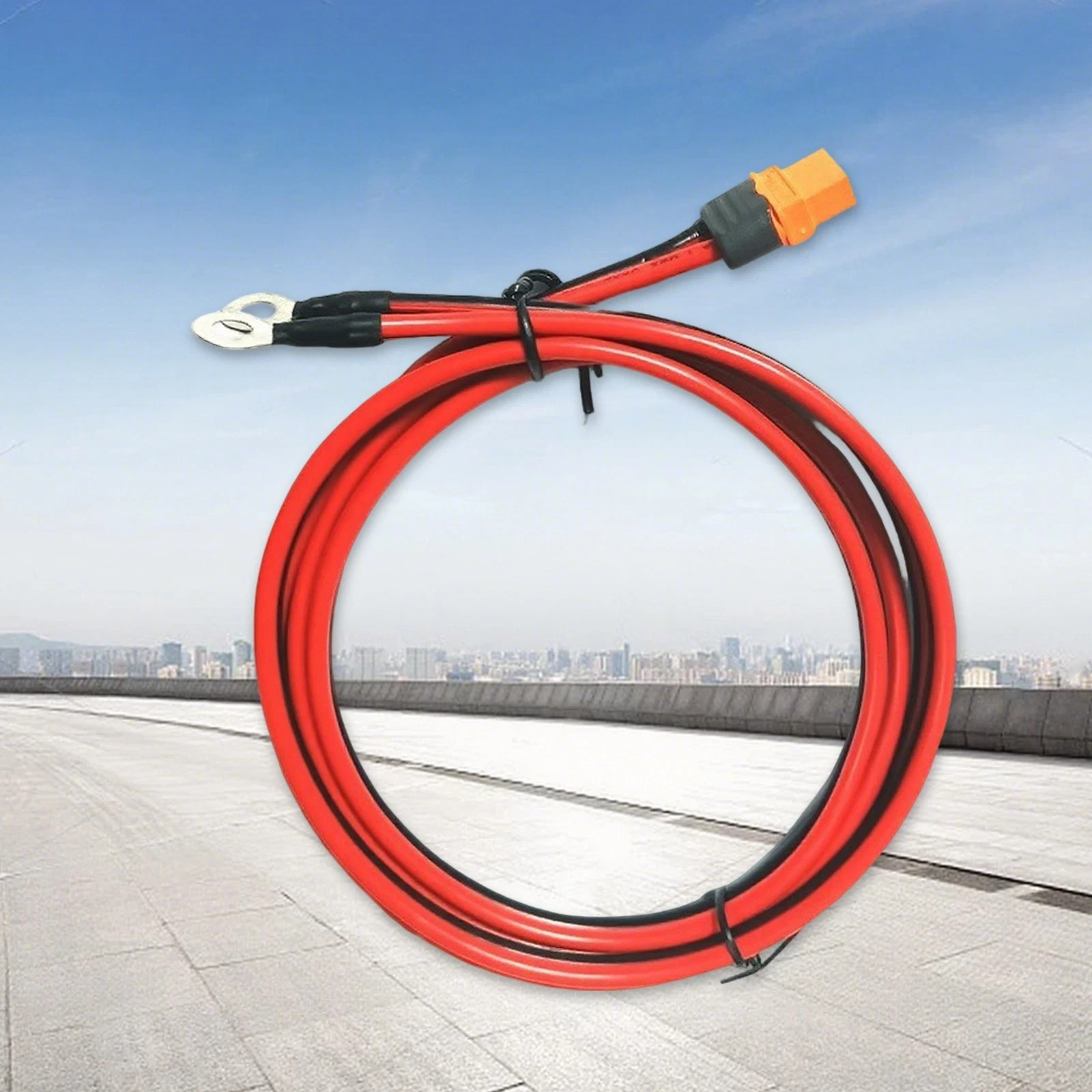 10AWG XT60i Female Connector to O Ring Terminal M8 Battery Solar Charging Cable
