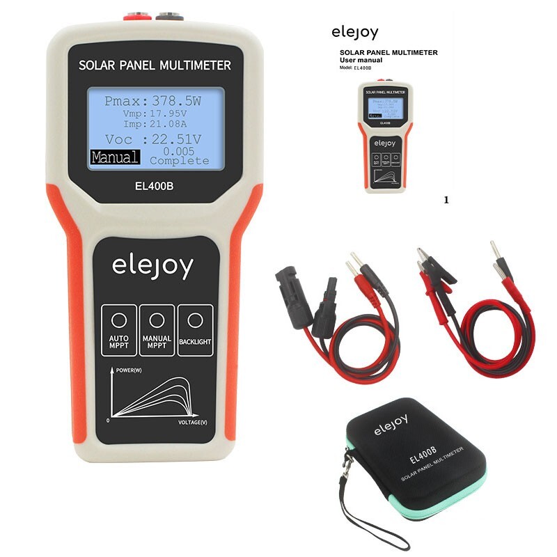 EL400B 5-400W 12-60V Solar Panel PV Panel Tester Supports Auto & Manual MPPT