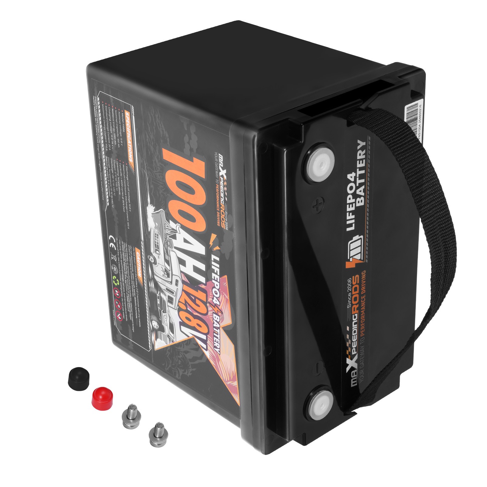 12V 100Ah Lithium Iron Phosphate Battery for RV Low Temp Charging Protection