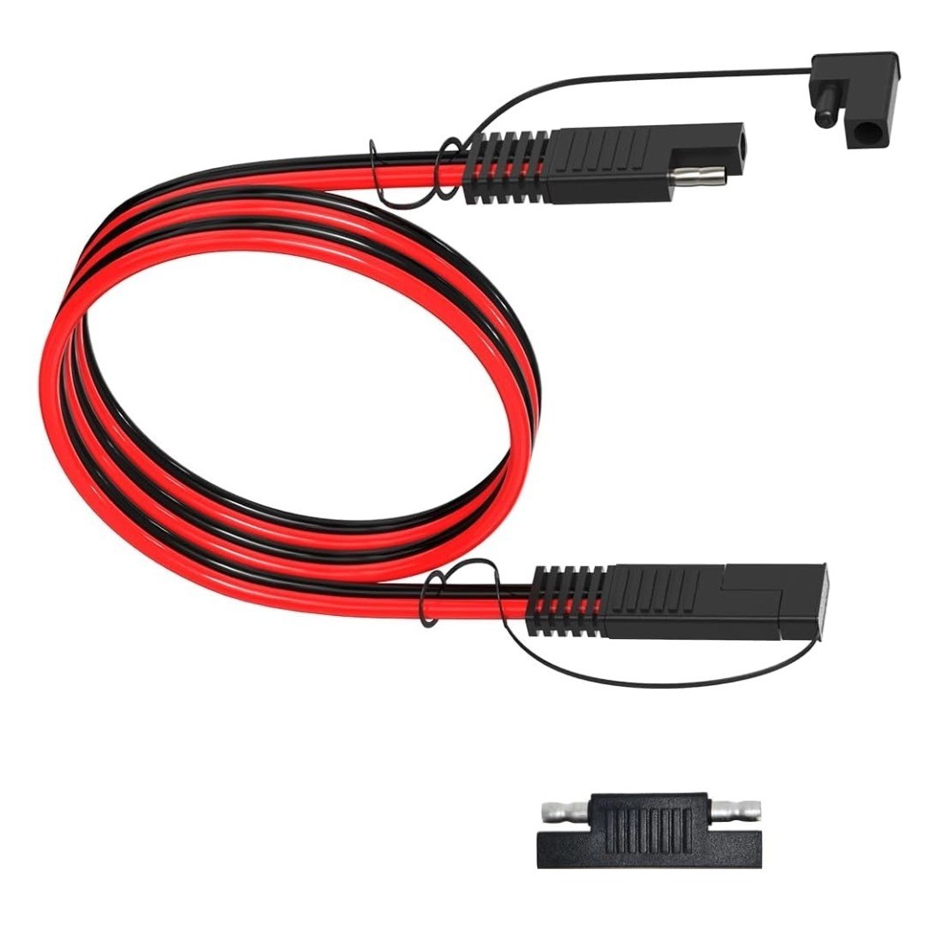 SAE Extension Cable 12AWG 3FT for Battery, Solar Panel, Automotive Use