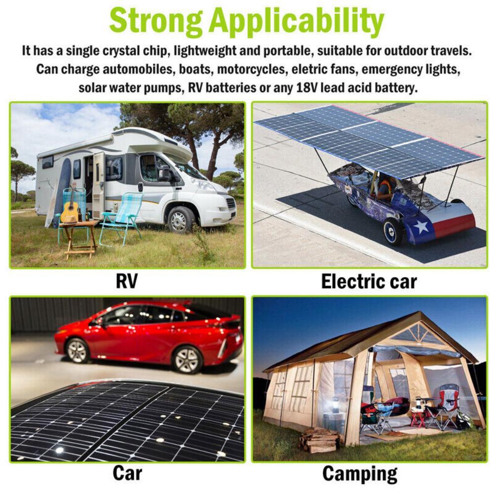 Solar Energy Kit 30A Charge Controller 150W 300W Solar System Mono Solar Panels