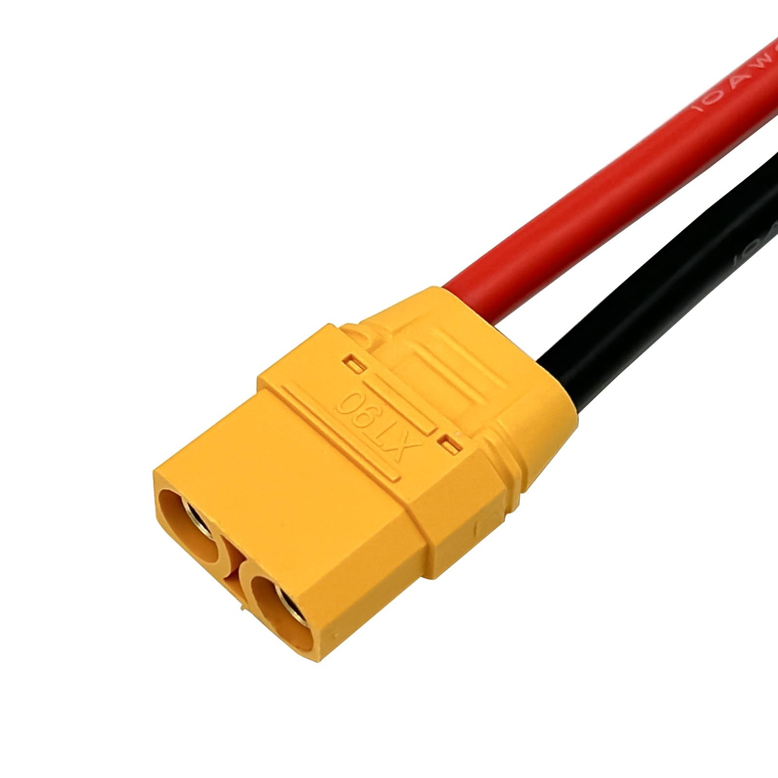 Connector Cable XT90H XT90 Female to O Ring Terminal 1M 10AWG Silicon Wire for