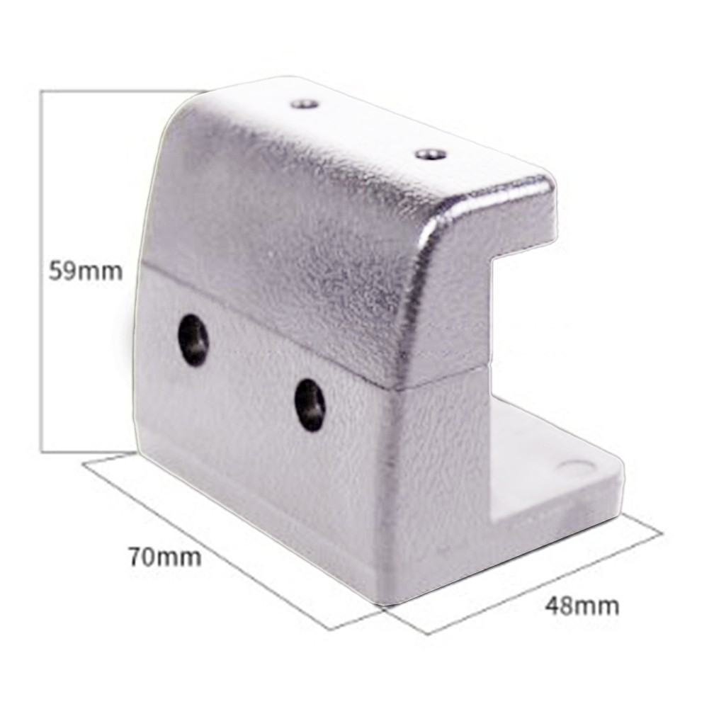 ABS Corner Bracket Kit for Solar Panel Mounting on For RV and Boat Deck